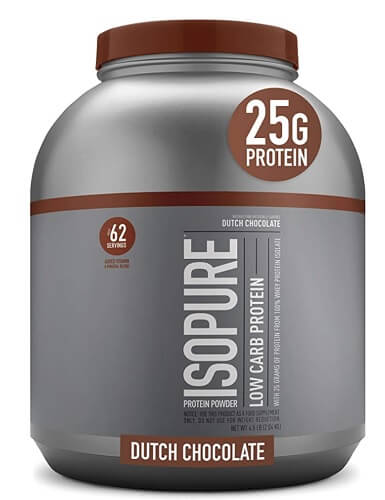 Isopure Whey Dutch Chocolate Protein Powder