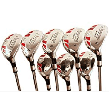 Senior Ladies iDrive Pink Golf Clubs All Hybrid Set